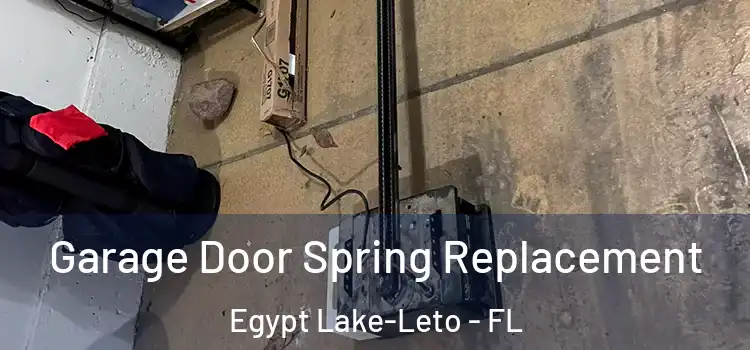  Garage Door Spring Replacement Egypt Lake-Leto - FL