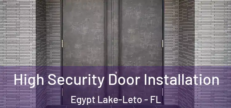 High Security Door Installation Egypt Lake-Leto - FL