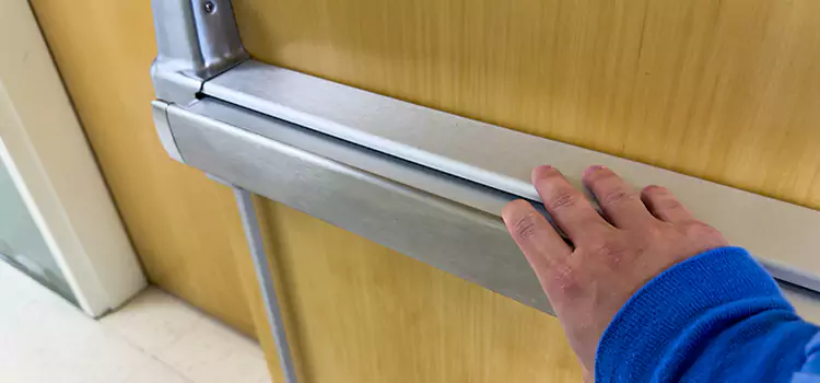Installing a Push Bar on a Door Egypt Lake-Leto