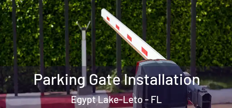 Parking Gate Installation Egypt Lake-Leto - FL