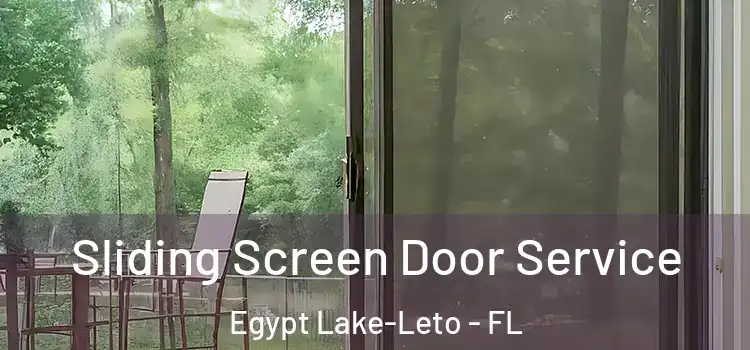 Sliding Screen Door Service Egypt Lake-Leto - FL